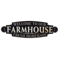 Welcome To Our Farmhouse Sign - The Fox Decor