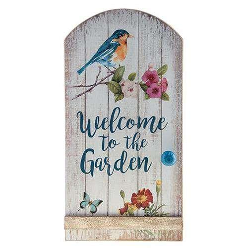 Welcome to the Garden Sign - The Fox Decor