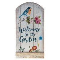Welcome to the Garden Sign - The Fox Decor