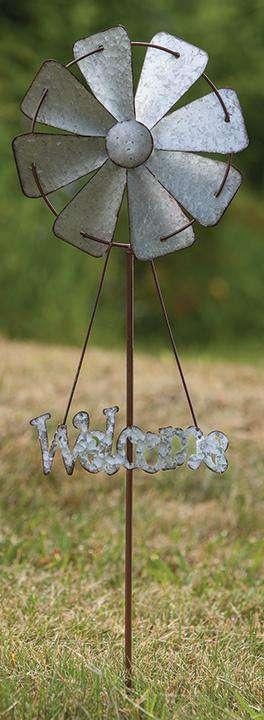 Welcome Windmill Yard Stake - The Fox Decor