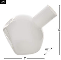 Thumbnail for White Abstract Vase - The Fox Decor