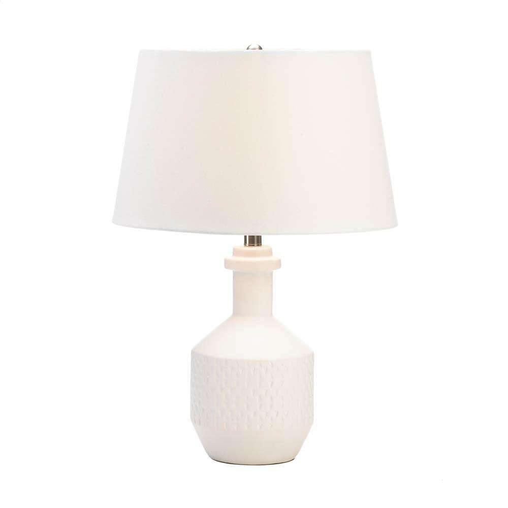 White Base Table Lamp - The Fox Decor