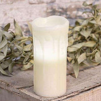 Thumbnail for White Drip Pillar Candle, 3