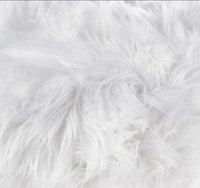 Thumbnail for White Faux Fur Stool - The Fox Decor