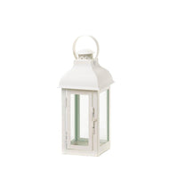 White Gable Lantern - Medium - The Fox Decor
