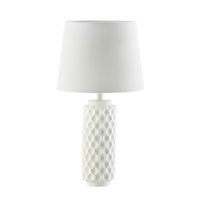 Thumbnail for White Honeycomb Table Lamp - The Fox Decor
