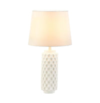 Thumbnail for White Honeycomb Table Lamp Gallery of Light 