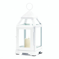 Thumbnail for White Mini Contemporary Lantern