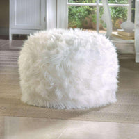 Thumbnail for White Ottoman Pouf - The Fox Decor