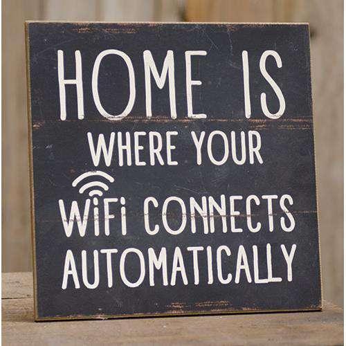 Wifi Connects Sign - The Fox Decor