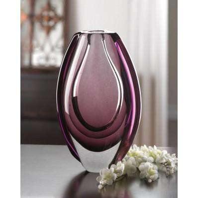 Wild Orchid Art Glass Vase - The Fox Decor