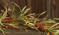 Thumbnail for Wild Sunflower & Grass Garland 4ft - The Fox Decor