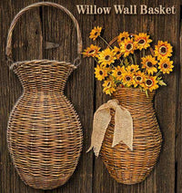 Willow Wall Basket - The Fox Decor