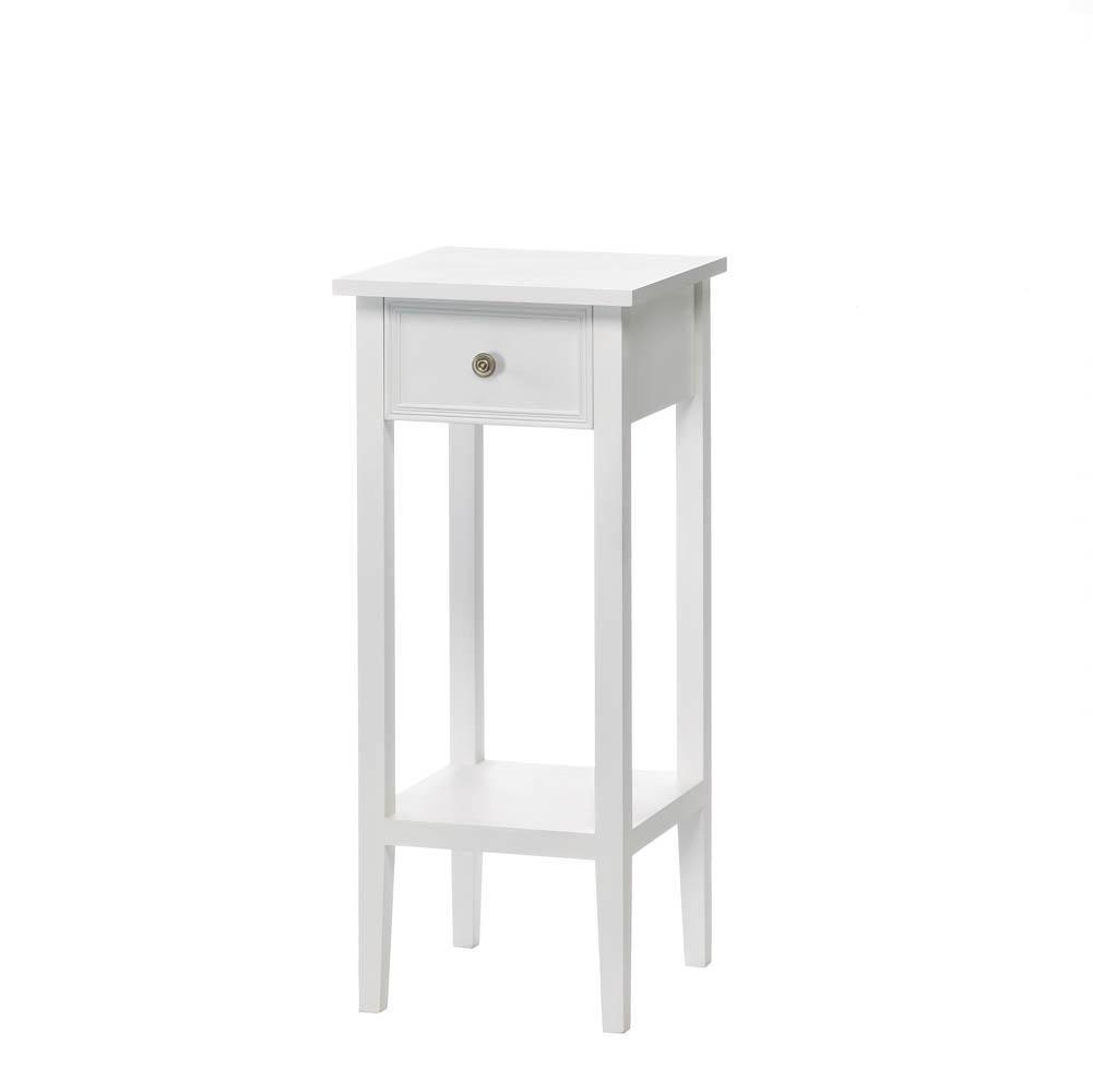 Willow White Side Table - The Fox Decor