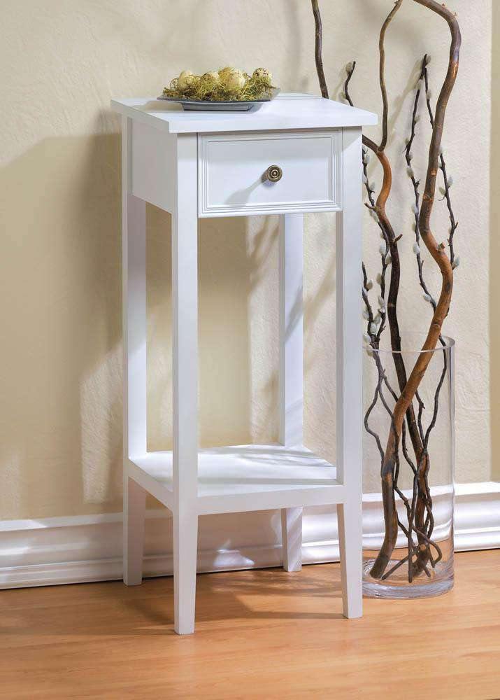Willow White Side Table - The Fox Decor