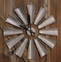 Thumbnail for Windmill Wall Clock Farmhouse Style wall clocks CWI+ 
