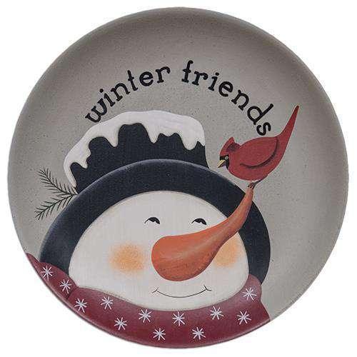Winter Friends Snowman Plate Snowmen CWI+ 