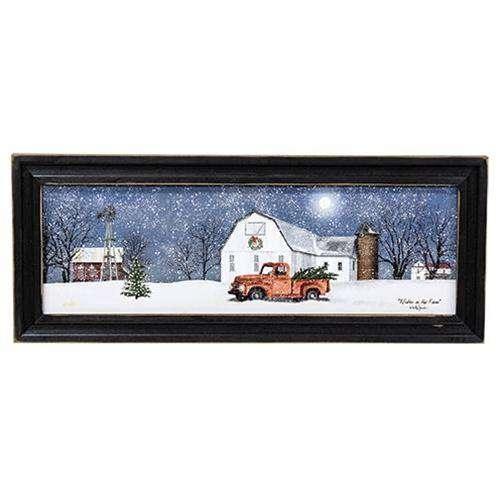 Winter on the Farm Framed Print Framed Prints CWI+ 