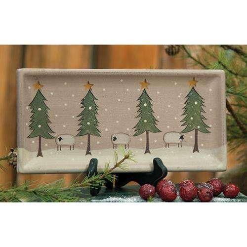 Winter Sheep Tray - The Fox Decor