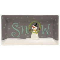 Thumbnail for Winter Wreath Snowman Tray General CWI+ 