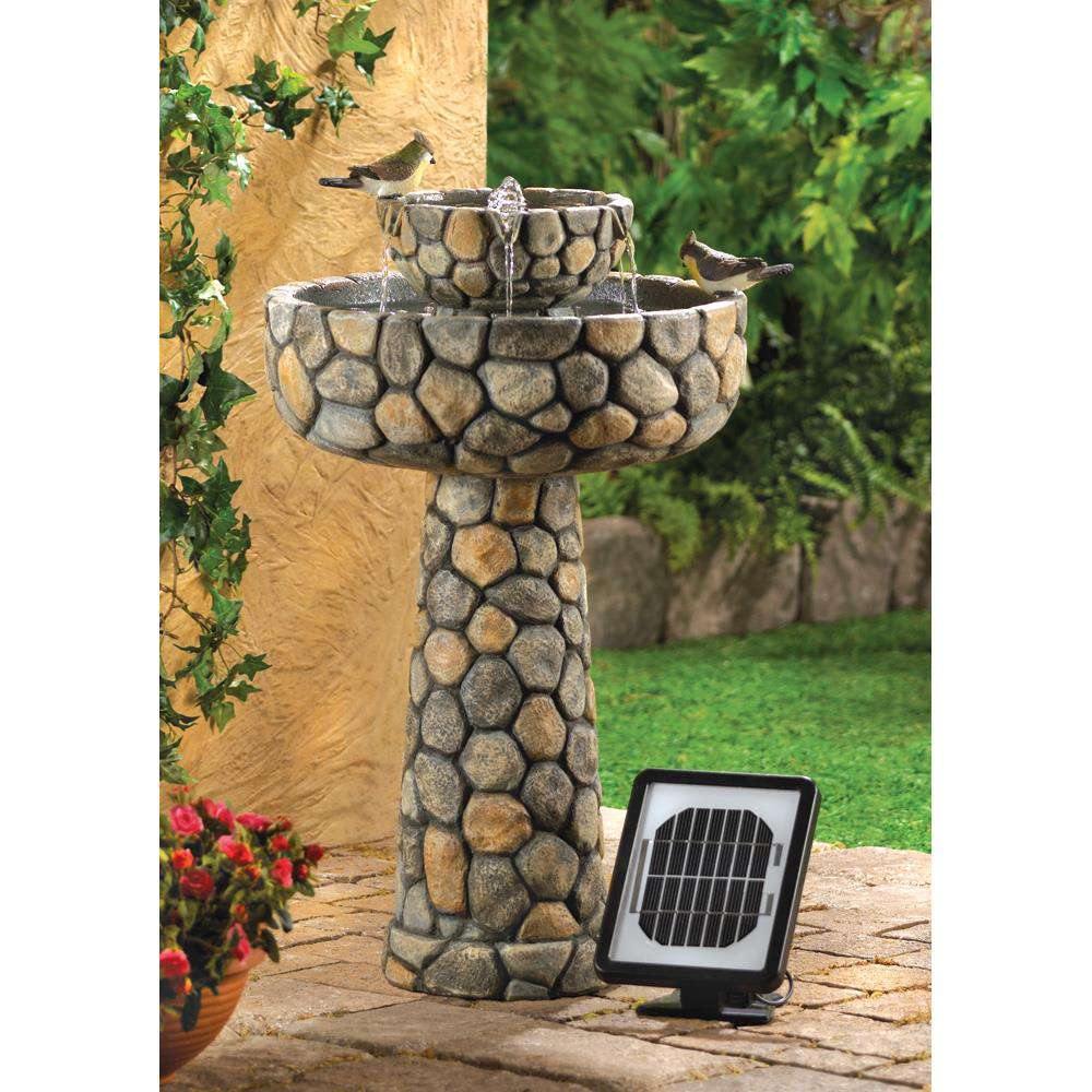 Wishing Well Solar Water Fountain - The Fox Decor