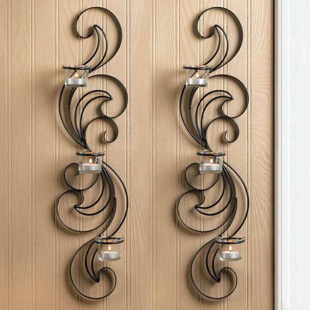 Wisp Candle Sconce Set Gallery of Light 
