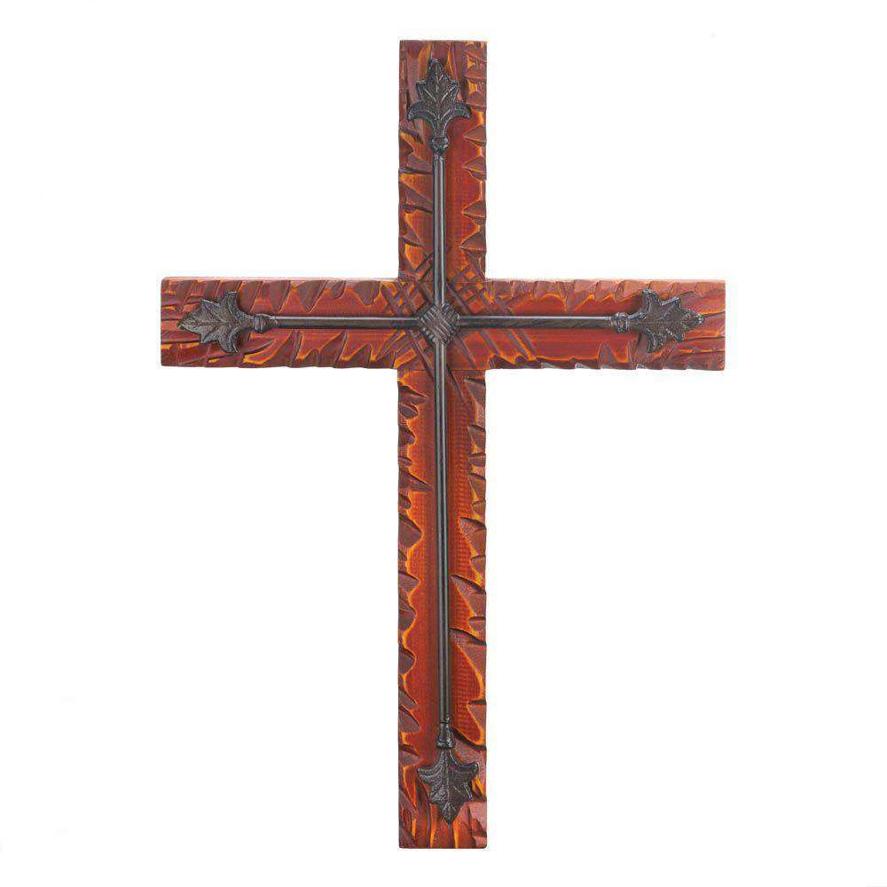 Wood & Iron Wall Cross