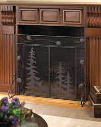 Thumbnail for Woodland Wonder Fireplace Screen - The Fox Decor
