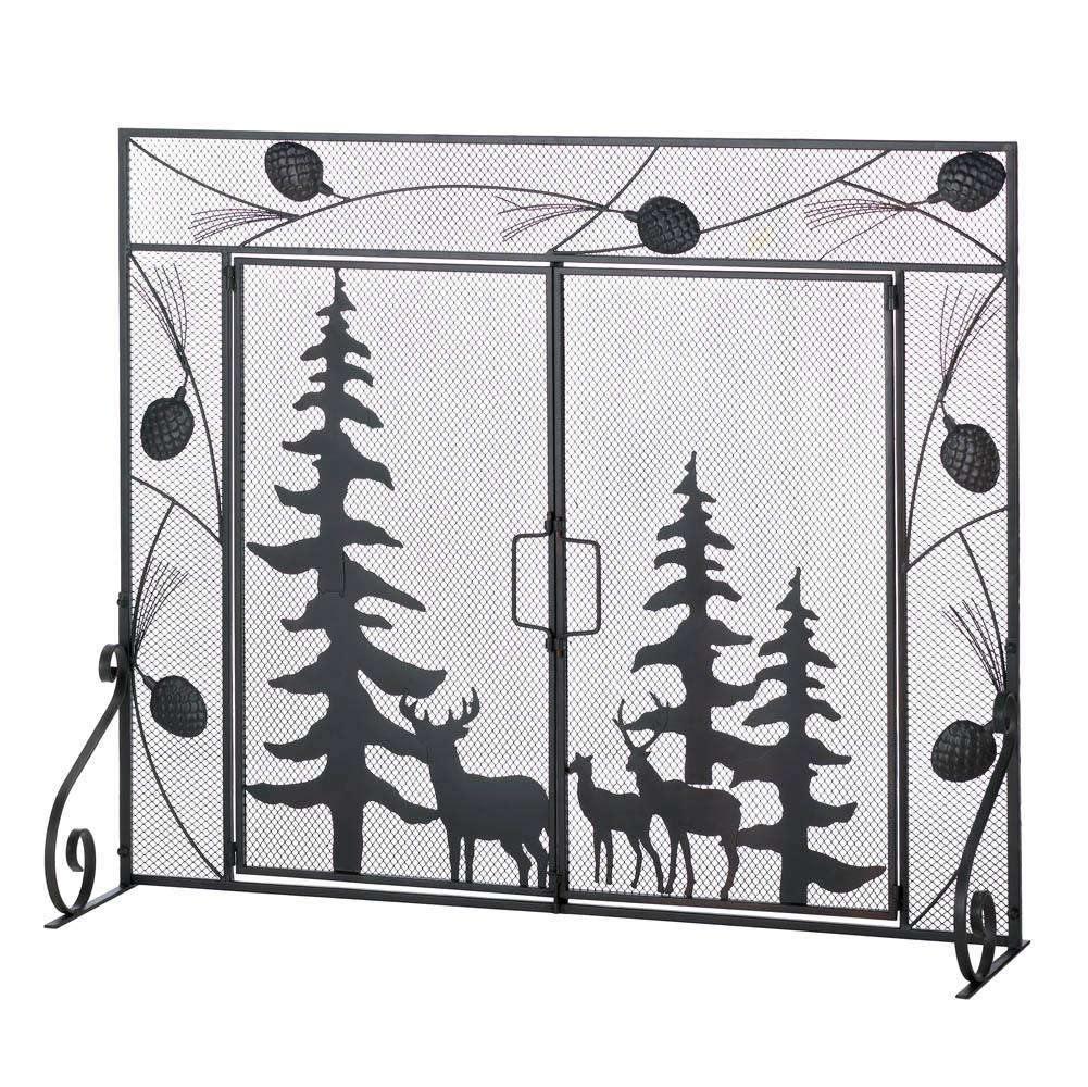 Woodland Wonder Fireplace Screen - The Fox Decor