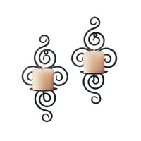 Thumbnail for Wrought Iron Candle Wall Sconces - The Fox Decor