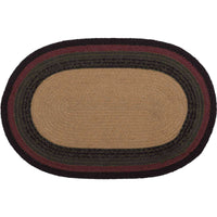 Thumbnail for Wyatt Stenciled Bear Jute Braided Rug Oval/Rect rugs VHC Brands 