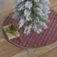 Gavin Mini Christmas Tree Skirt 21 VHC Brands - The Fox Decor