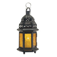Thumbnail for Yellow Glass Moroccan Lantern