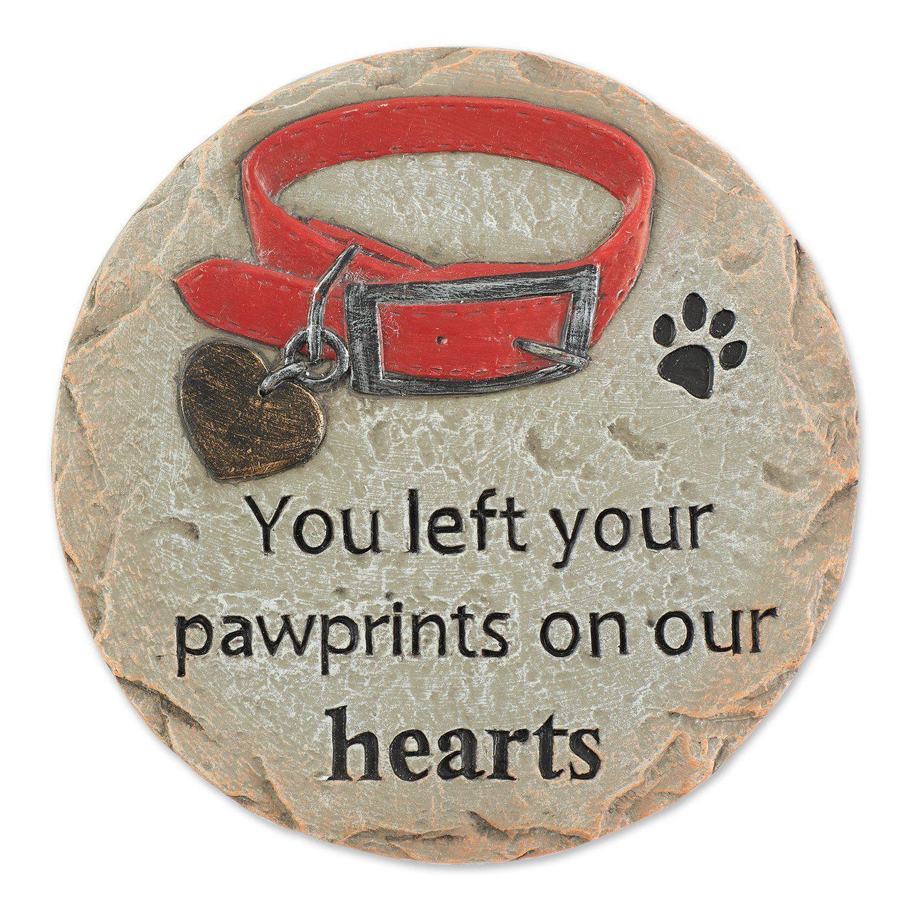 You Left Your Pawprints On Our Hearts Pet Memorial Stone - The Fox Decor