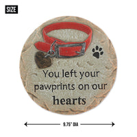 Thumbnail for You Left Your Pawprints On Our Hearts Pet Memorial Stone - The Fox Decor