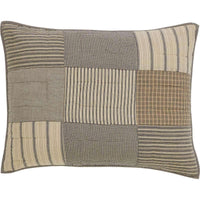 Sawyer Mill Charcoal Standard Sham 21x27 VHC Brands - The Fox Decor